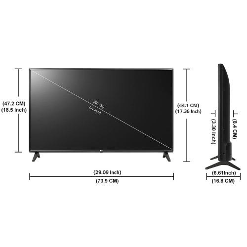 LG 80 cm (32 inches) HD Ready Smart LED TV 32LM563BPTC (Dark Iron