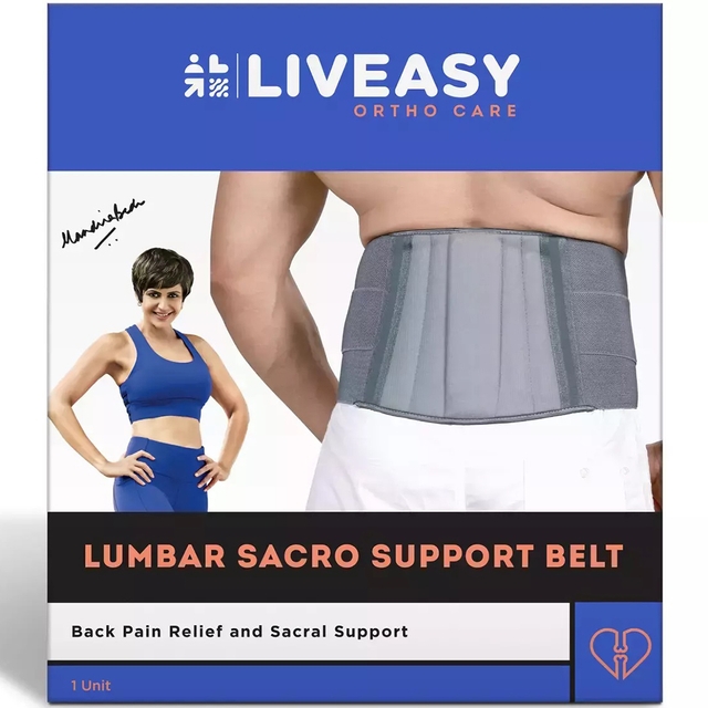 Liveasy Ortho Care Lumbar Sacro Support Belt - Small