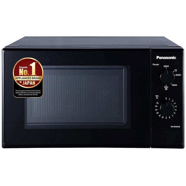 Panasonic 20 L Solo Microwave Oven (NN-SM25JBFDG,Black)