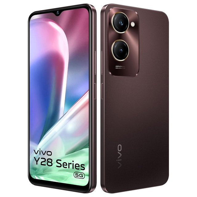 vivo Y28s 5G (Vintage Red, 6GB RAM, 128GB Storage)