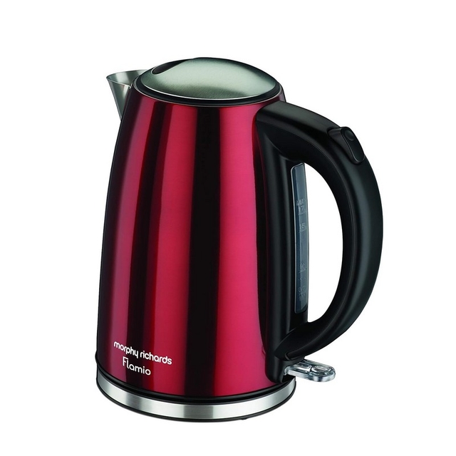 Morphy Richards Flamio Electric Kettle (1.7 L, Red)