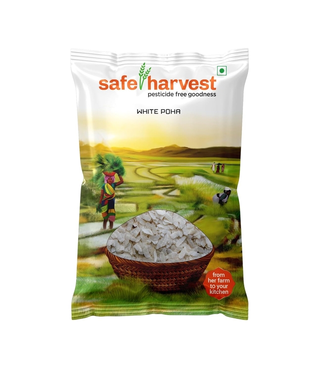 Safe Harvest Pesticide Free White Poha 500g
