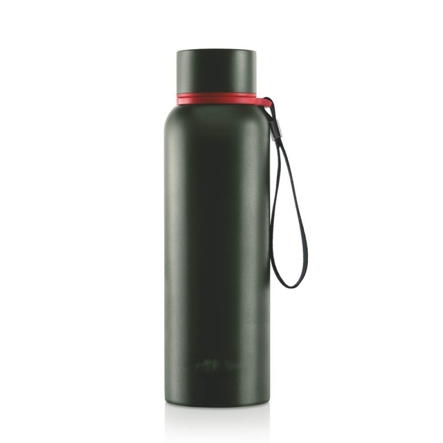 EX- Stainless Steel Color - Vacuum Insulated 24 Hours Hot & Cold Water Bottle, 1000 ML (Multi Colour)