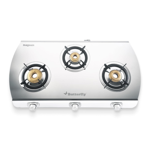 Butterfly Magnum Stainless Steel Lpg Stove, 3B