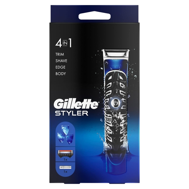 Gillette Fusion Proglide 4-in-1 Styler for Trimming | Shaving | Beard Edging | Body Hair Trimming Multi