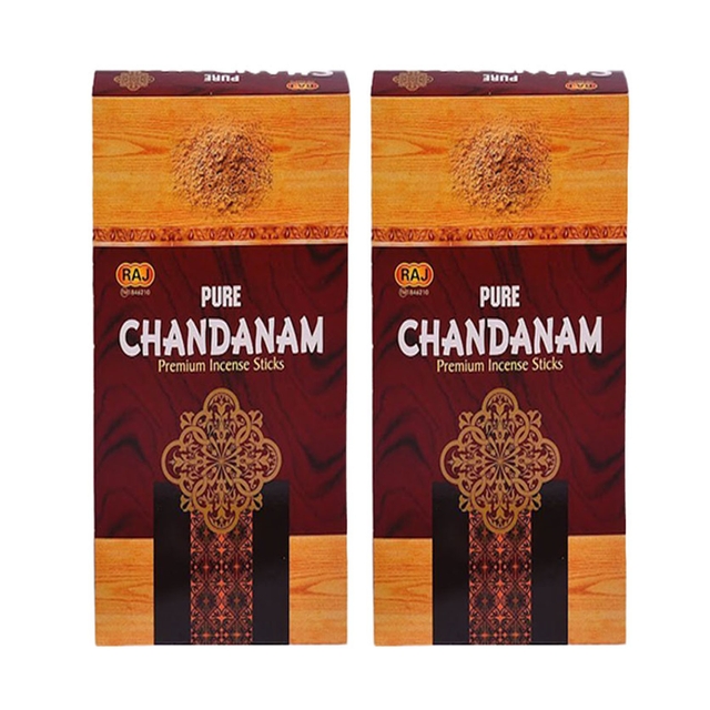 Pure Chandanam Premium Incense Sticks 200 Gm (Pack Of 2)