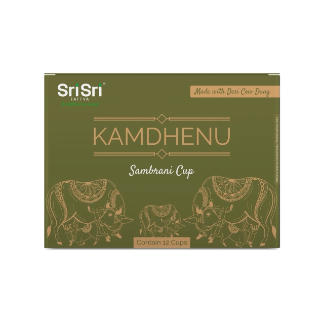 Sri Sri Tattva | Kamdhenu Sambrani Cup For Pooja | 12 Cups