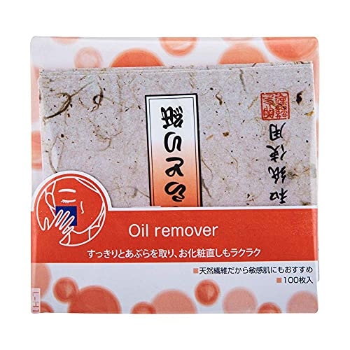 Kai Oil Control Blotting Paper Natural Japanese Paper,Travel-friendly- (100 Pcs)