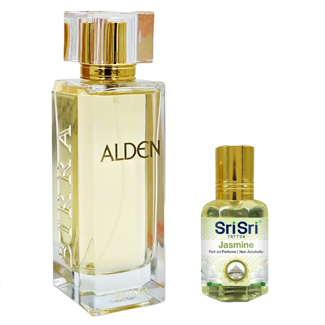 BIRRA ALDEN EAU DE PARFUM,100 ML And Sri Sri Tattva Aroma Jasmine, 10ml Completely Free