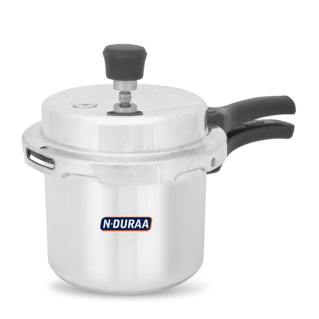 N-DURAA  Premium Aluminium Pressure Cooker 3 LTR