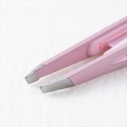 KAI 1 piece of tweezers (pink) that can be grasped without slipping