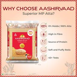 Aashirvaad Atta/Godihittu - Whole Wheat, 5 kg