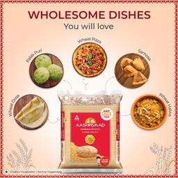 Aashirvaad Atta/Godihittu - Whole Wheat, 5 kg