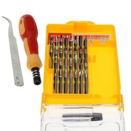 Original Jackly JK 6032 A 32 in 1 Tweezer & Screwdriver Set Repair Tool Kit