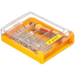 Original Jackly JK 6032 A 32 in 1 Tweezer & Screwdriver Set Repair Tool Kit