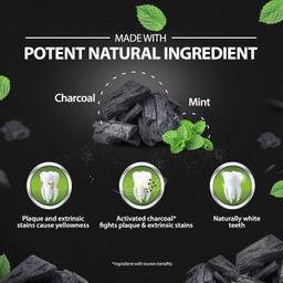 DABUR Herb'L Activated Charcoal Toothpaste-240G (120Gx2,Pack Of 2)|Black Gel Toothpaste|Whitening |Fluoride Free|Fights Plaque&Extrinsic Stains|With Power Of Mint|Cool&Refreshing Mouth Experience