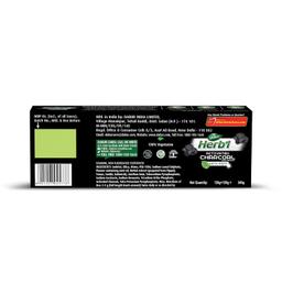 DABUR Herb'L Activated Charcoal Toothpaste-240G (120Gx2,Pack Of 2)|Black Gel Toothpaste|Whitening |Fluoride Free|Fights Plaque&Extrinsic Stains|With Power Of Mint|Cool&Refreshing Mouth Experience