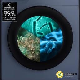 Samsung 9 kg, 5 Star, Digital Inverter Motor, Fully-Automatic Front Load Washing Machine (WW90T4040CX1TL, Hygiene Steam, Inox)