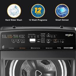 Whirlpool 7.5 Kg 5 Star Stainwash Pro Fully Automatic Top Load Washing Machine (Stainwash Pro H 7.5, Kg 5 Star with In-Built Heater), Grey