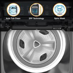 Whirlpool 7.5 Kg 5 Star Stainwash Pro Fully Automatic Top Load Washing Machine (Stainwash Pro H 7.5, Kg 5 Star with In-Built Heater), Grey