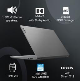 Lenovo V15 Intel Celeron N4500 15.6" (39.62 cm) FHD (1920x1080) Antiglare 250 Nits Thin and Light Laptop