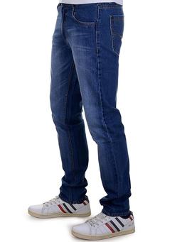 Moulty  Men Blue Regular Fit Midrise Jeans & 1 Birra Body Spray 200ml