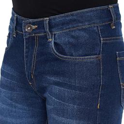 Moulty  Men Blue Regular Fit Midrise Jeans & 1 Birra Body Spray 200ml