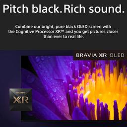 Sony Bravia 139 cm (55 inches) XR Series 4K Ultra HD Smart OLED Google TV XR-55A80L (Black)