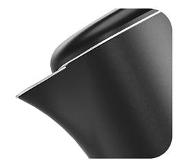 Havells Caro 1.5 litre Double Wall, 304 Stainless Steel Inner Body, Cool Touch Outer body, (Black, 1250 Watt)