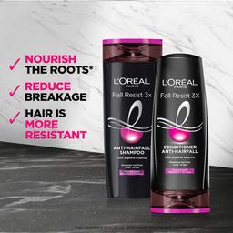 L'Oreal Paris Anti-Hair Fall Conditioner, Reinforcing & Nourishing for Hair Growth, For Thinning & Hair Loss, With Arginine Essence and Salicylic Acid, Fall Resist 3X, 192.5 ML