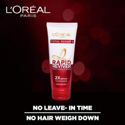 L'Oreal Paris Deep Conditioner, With Micro-Ceramides, Intensly Repairs Damaged Hair, Rapid Reviver Total Repair 5 Deep Conditioner, 180ml
