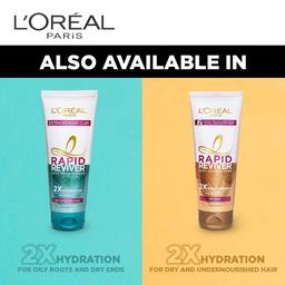 L'Oreal Paris Deep Conditioner, With Micro-Ceramides, Intensly Repairs Damaged Hair, Rapid Reviver Total Repair 5 Deep Conditioner, 180ml