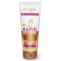 L'Oreal Paris Deep Conditioner, With Micro-Oils, Deeply Nourishes Dry Hair, No-Leave In Time, Rapid Reviver 6 Oil Nourish, 180ml