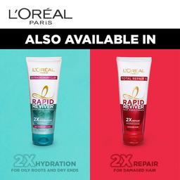 L'Oreal Paris Deep Conditioner, With Micro-Oils, Deeply Nourishes Dry Hair, No-Leave In Time, Rapid Reviver 6 Oil Nourish, 180ml