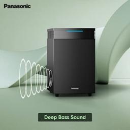 Panasonic SC-HT550GW-K 5.1 Ch Home Theatre with Real Surround Sound, 150 W, Bluetooth, USB, AUX, RCA, Powerful Subwoofer, Wall mountable Speakers, Remote for Volume & Bass Control (Black)