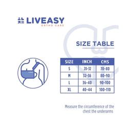 Liveasy Ortho Care Arm Sling Pouch Shoulder Support (XL)