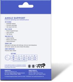 Liveasy Ortho Care Ankle Support - Prevents Swelling - Boosts Performance - Size Xl