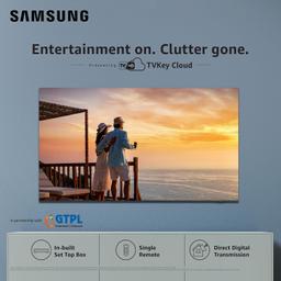 Samsung 138 cm (55 inches) D Series Brighter Crystal 4K Dynamic Ultra HD Smart LED TV UA55DUE80AKLXL (Titan Gray)