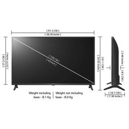 LG 108 cm (43 inches) 4K Ultra HD Smart LED TV 43UQ7550PSF (Ceramic Black)