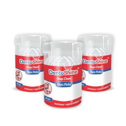 DentoShine Deep Clean Floss Picks - 50 ct CAN