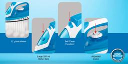 HAVELLS Vapor 1250 W Steam Iron with Teflon Coated Sole Plate
