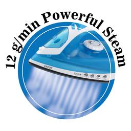HAVELLS Vapor 1250 W Steam Iron with Teflon Coated Sole Plate