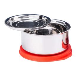 Signoraware Jumbo Executive Double Wall/Twin Wall with .5mm Thickness Both Steel Layers Steel Container Jumbo, Set of 1, 650ml,