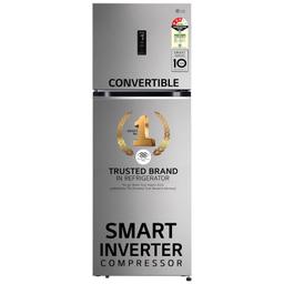 LG 343 L 3 Star Frost-Free Smart Inverter Wi-Fi Double Door Refrigerator Appliance (‎2023 Model, GL-T382TPZX, Shiny Steel, Convertible & Door Cooling+)
