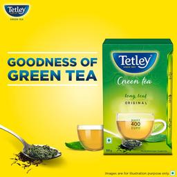 Tetley Green Tea Immune With Added Vitamin C, Classic Green Tea, Makes 400 Cups, Long Leaf Tea, 5X Antioxidants As An Apple - 500 Gm