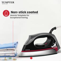 Havells Tempter 1000W Dry Iron Press with Greblon E2 Grade Non-Stick Coated Sole Plate