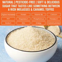 Safe Harvest Pesticide-Free Khandsari Sugar | Artisanal | No Artificial Flavors - 1Kg