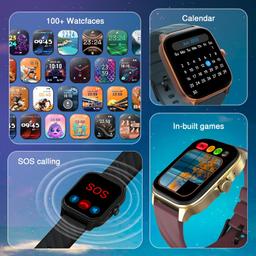 Fastrack New Astor Fs1 Pro Smartwatch|Large Super Amoled Display(1.97") Aod|Nextgen Chipset Lag Free&Fast Experience|Functional Crown|Singlesync Bt Calling|100+ Sports Modes&Watchfaces|Ip68,Black