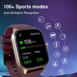 Fastrack New Astor Fs1 Pro Smartwatch|Large Super Amoled Display(1.97") Aod|Nextgen Chipset Lag Free&Fast Experience|Functional Crown|Singlesync Bt Calling|100+ Sports Modes&Watchfaces|Ip68,Black