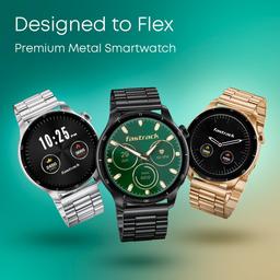 Fastrack Dezire FX1 PRO Fashion Smartwatch with 1.43" AMOLED Display with 466 * 466 Pixel Resolution|SingleSync BT Calling|AI Voice Assistant|100+ Sports Modes and Watchfaces|Upto 5 Day Battery|IP68